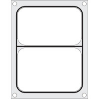 Matriță de sigilare pentru sigilator dublu, 25x19,5 cm | HENDI 805596