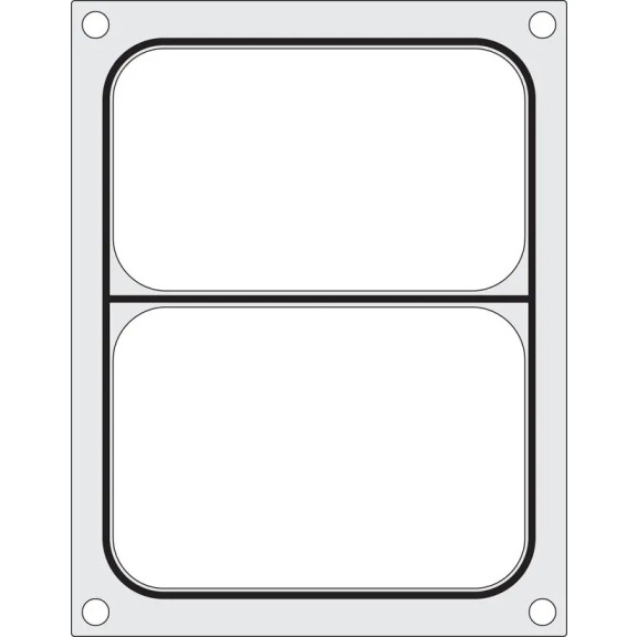 Matriță de sigilare pentru sigilator dublu, 25x19,5 cm | HENDI 805596