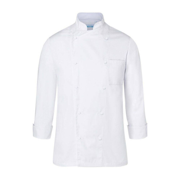 Bluză de bucătar de bază albă | KARLOWSKY BJM 1-3