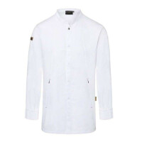 Bluză albă de bucătar pentru bărbați Green-Generation | KARLOWSKY JM 35-3