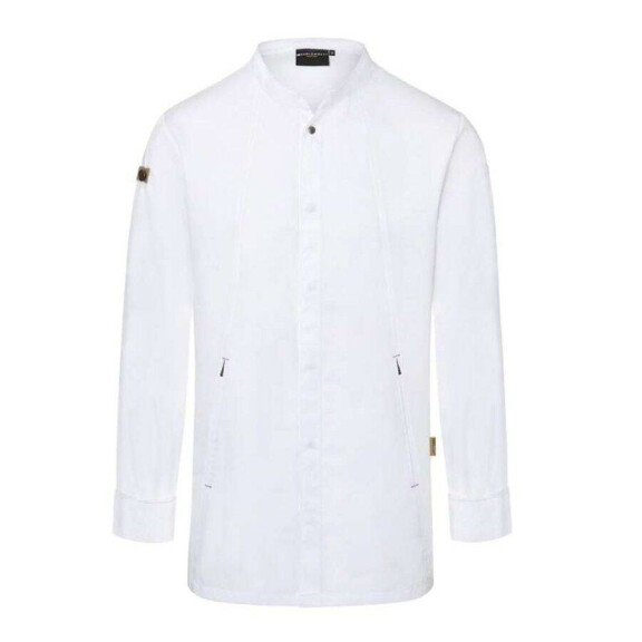 Bluză albă de bucătar pentru bărbați Green-Generation | KARLOWSKY JM 35-3