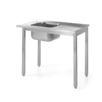 Masă de încărcare a mașinii de spălat vase cu chiuvetă | HENDI 811924