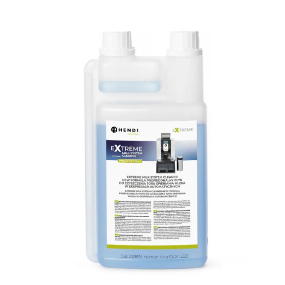 Lichid profesional pentru curățarea circuitului de spumare a laptelui din mașinile automate de cafea, 1 L | HENDI 976678