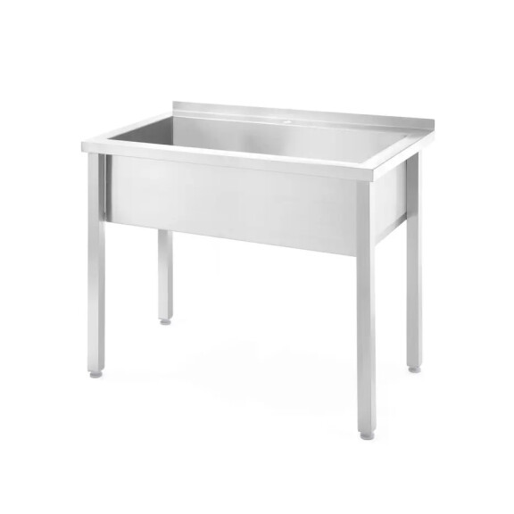 Piscină din oțel inoxidabil Budget Line cu 1 cameră, 100x60x85 cm | HENDI 816714