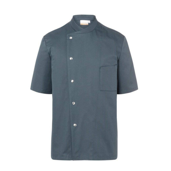 Bluză de bucătar pentru bărbați Gustav antracit | KARLOWSKY JM 15-5