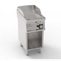 Placă de grătar cu gaz cromată pe o bază deschisă 35,3x56,4 cm | TECNOINOX 713179