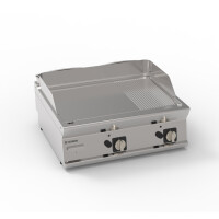 Placă de grătar cu gaz reglabilă 1/3 74,8x56,4 cm | TECNOINOX 713174