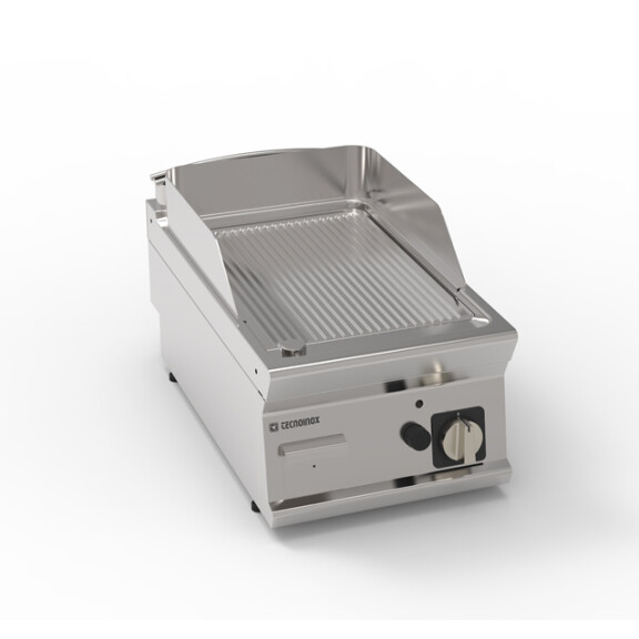 Placă de grătar pe gaz cu caneluri reglabilă 35,3x56,4 cm | TECNOINOX 713171