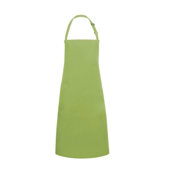 Șorț de bucătar de bază 75 x 90 cm cu cataramă verde lime | KARLOWSKY BLS 4-81-Stck