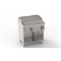 Placă de grătar cu caneluri cromată 400V Tecno74 | TECNOINOX 716223