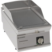 Placă de grătar ondulată 400V Tecno74 | TECNOINOX 716212