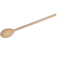 Lungime lingură de lemn ovală. 25 cm | CONTACTO 832/025