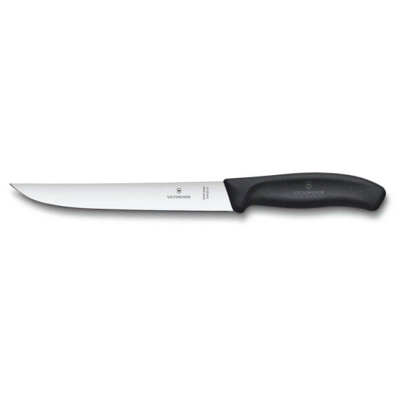 Lungime cuțit de feliat carne Swiss Classic. lame 18 cm | VICTORINOX 6.8103.18B