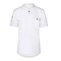 Cămașă de bucătar cu mânecă scurtă albă | KARLOWSKY TM 5-3