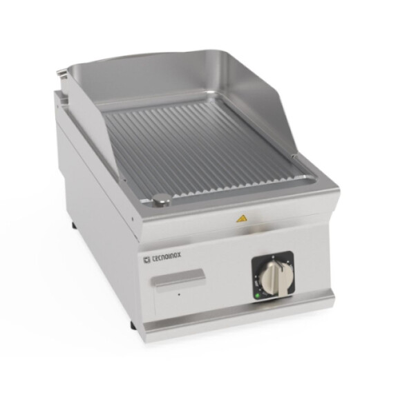 Placă de grătar cromată cu caneluri 400V Tecno74 | TECNOINOX 716226