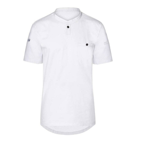 Cămașă de bucătar cu mânecă scurtă albă | KARLOWSKY TM 5-3