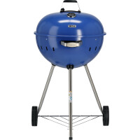 Grătar pentru cărbuni, rotund, dia. 54 cm, albastru | YATO YG-20302