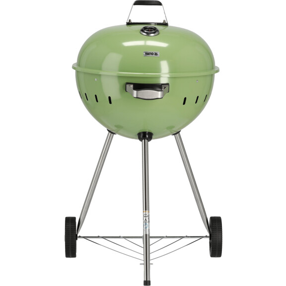 Grătar pentru cărbuni, rotund, dia. 54 cm, verde | YATO YG-20303