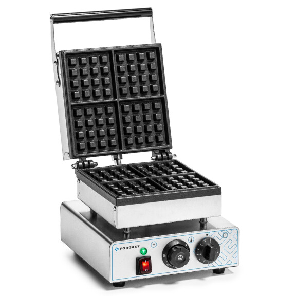 Aparat electric pentru vafe 4x4 simplu, 1.6 kW, 230 V | FORGAST FG09706