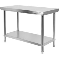 Masă de lucru centrală pliabilă cu raft 100x70x85 cm | YATO YG-09010