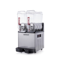 Granitor, aparat pentru băuturi cu gheață slush shake 2x12l | SAMIXIR SLUSH24.I_R290