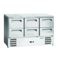 Masă frigorifică cu 6 sertare GN 1/1 | ARKTIC 236772