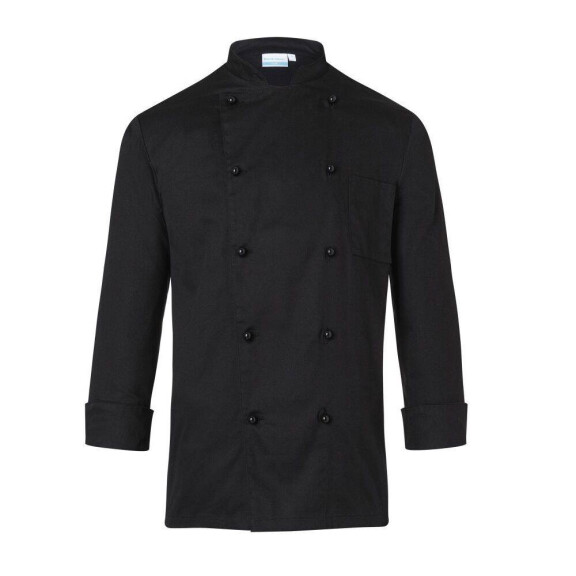 Bluză de bază pentru bucătari neagră | KARLOWSKY BJM 1-1