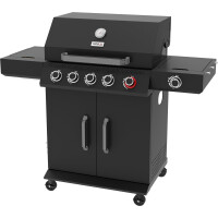 Grătar pe gaz 5+1 19kW negru | YATO YG-20031