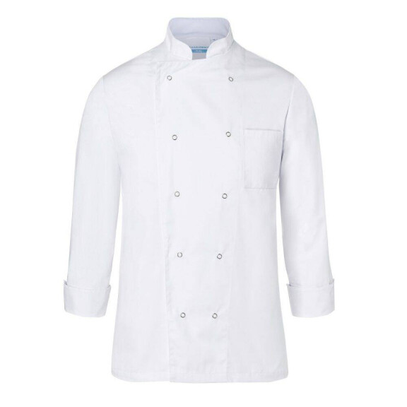 Hanorac de gătit pentru bărbați alb | KARLOWSKY BJM 2-3