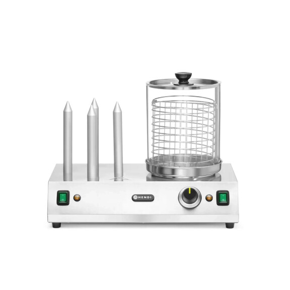 Încălzitor pentru crenvurști și chifle pentru hot-dog, 220-240V/550W, 50x31x39.5 cm | HENDI 265031