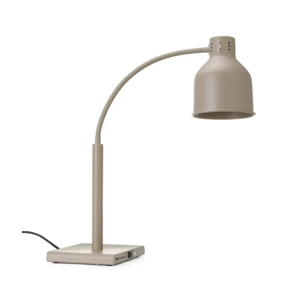Lampă pentru încălzirea preparatelor, flexibilă, bej, 220-240V/250 W, 26.8x20.3x66 cm | HENDI 273739