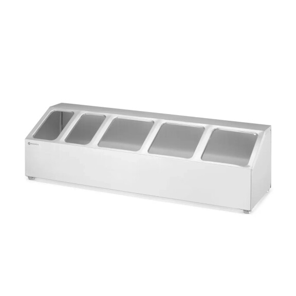 Suport pentru recipiente GN 3 x 1/6 și 2 x 1/9 | HENDI 820049