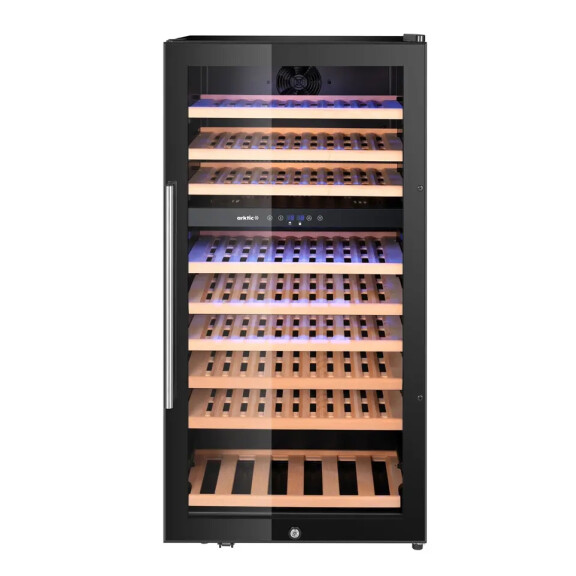 Frigider pentru vin, cu 2 zone, pentru 91 sticle, 230 l | ARKTIC 237113