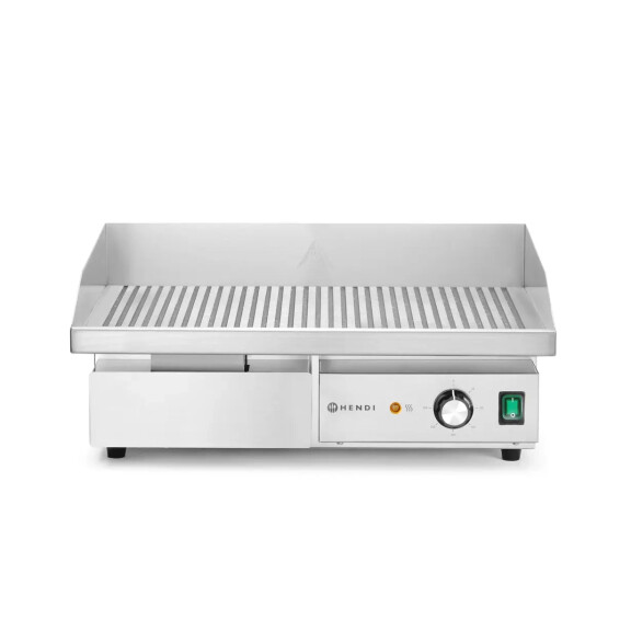 Plită grill electrică Kitchen Line, striată, 3 kW, 230 V | HENDI 154984