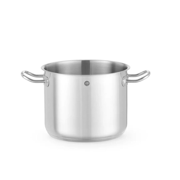Oală înaltă din oțel inoxidabil fără capac, Kitchen Line, capacitate 5 l, diametru 20 cm, înălțime 16 cm | HENDI 837764