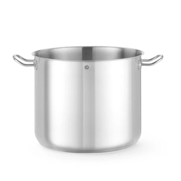 Oală înaltă din oțel inoxidabil fără capac, Kitchen Line, capacitate 21 l, diametru 32 cm, înălțime 27 cm | HENDI 837788