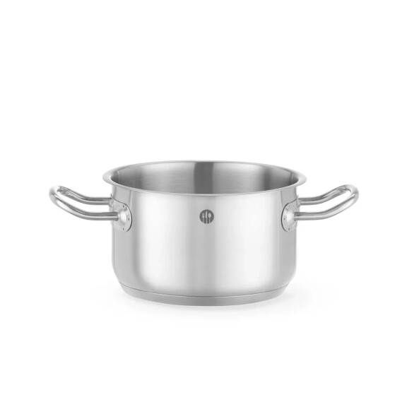 Oală din oțel inoxidabil medie Kitchen Line, capacitate 1,9 l, diametru 16 cm, înălțime 9,5 cm | HENDI 837696