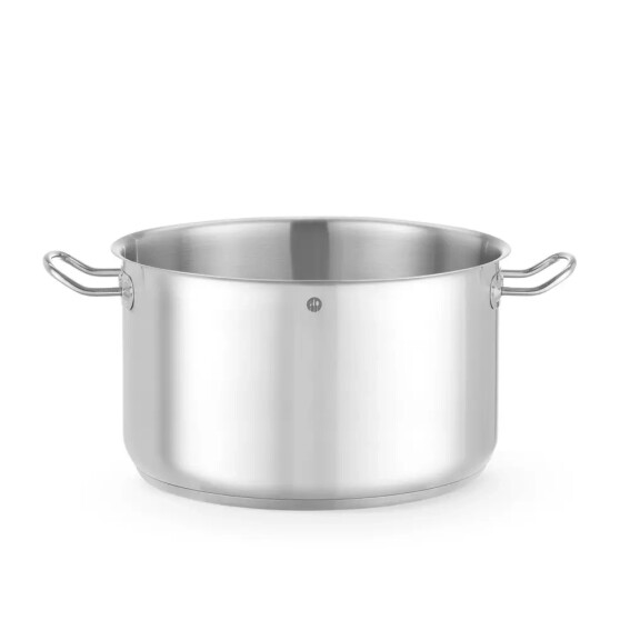 Oală din oțel inoxidabil medie Kitchen Line, capacitate 15 l, diametru 32 cm, înălțime 19 cm | HENDI 837740
