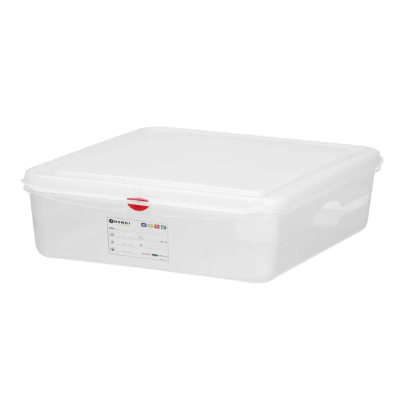 Recipient GN 1/1 ad. 10 cm din polipropilenă | HENDI 873342