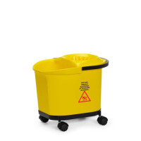 Găleată pentru mop, 16 l pe cărucior cu roți | HENDI 873397