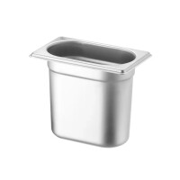 Recipient GN 1/9 adâncime 15 cm din oțel inoxidabil BUDGET LINE | HENDI 800744