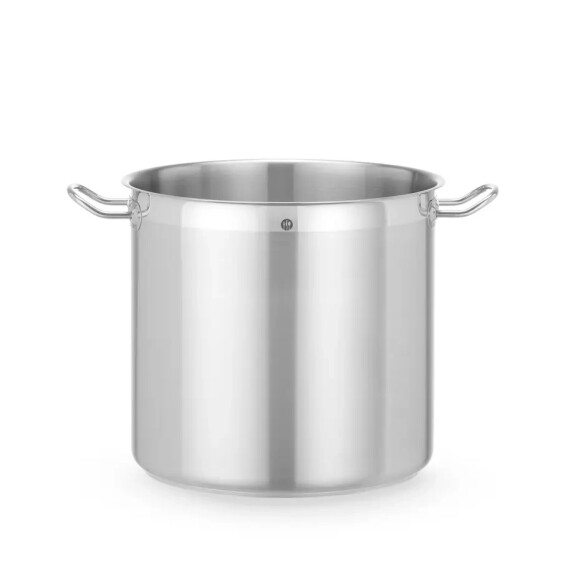 Oală înaltă din oțel inoxidabil fără capac, Profi Line, 24 l, diametru 32 cm, înălțime 30 cm | HENDI 830574