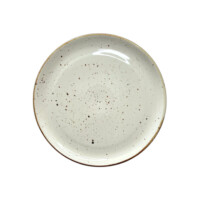 Farfurie întinsă Still Rustic crem 27 cm | KERA CERAMIKA 14.2.RUSTIC CREM