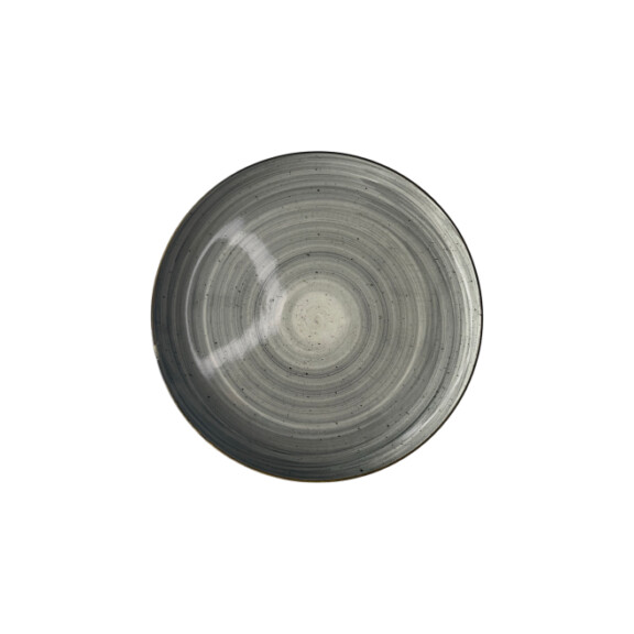 Farfurie întinsă Still Rustic gri 29 cm | KERA CERAMIKA 14.1.RUSTIC GRI