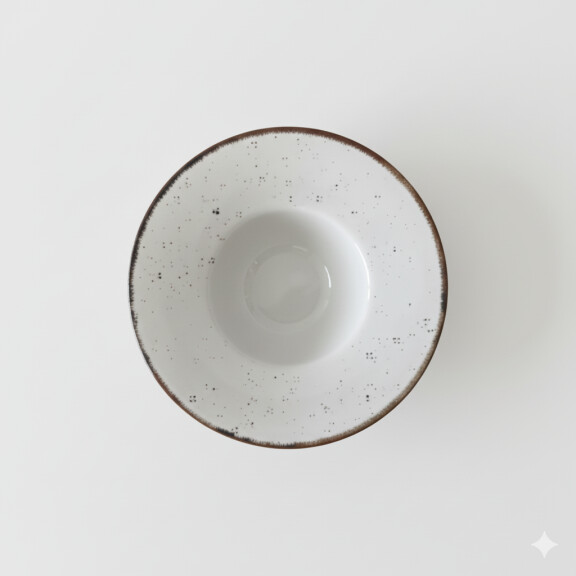 Farfurie pentru paste Still Rustic crem 23 cm | KERA CERAMIKA 14.10.RUSTIC CREM