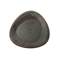 Farfurie întinsă Delta Cristall hematit 26 cm | KERA CERAMIKA 15.3.HEMATIT