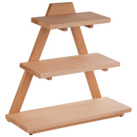 Suport bufet TRIANGLE lemn, culoare arțar, 53x21x55 cm | APS 13966