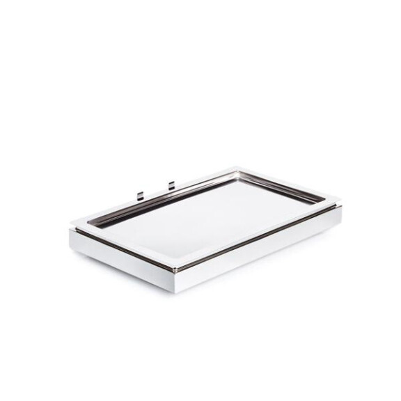 Tavă răcire GN 1/1, oțel inoxidabil și lemn, culoare albă, fără capac | APS 12940