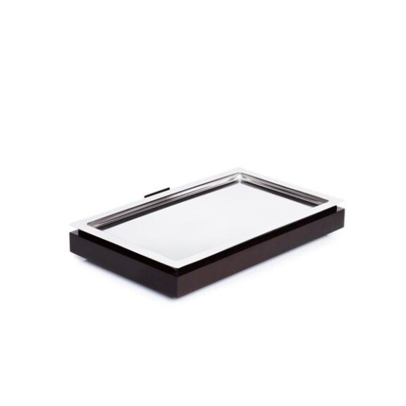 Tavă de răcire GN 1/1, oțel inoxidabil și lemn, culoare maro, fără capac | APS 14940