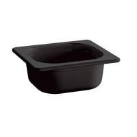 Recipient GN 1/6 adâncime 10 cm din melamină negru | APS 84311